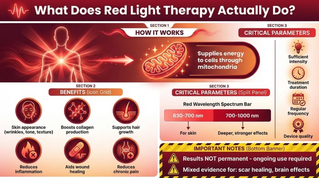What Does Red Light Therapy Actually Do?