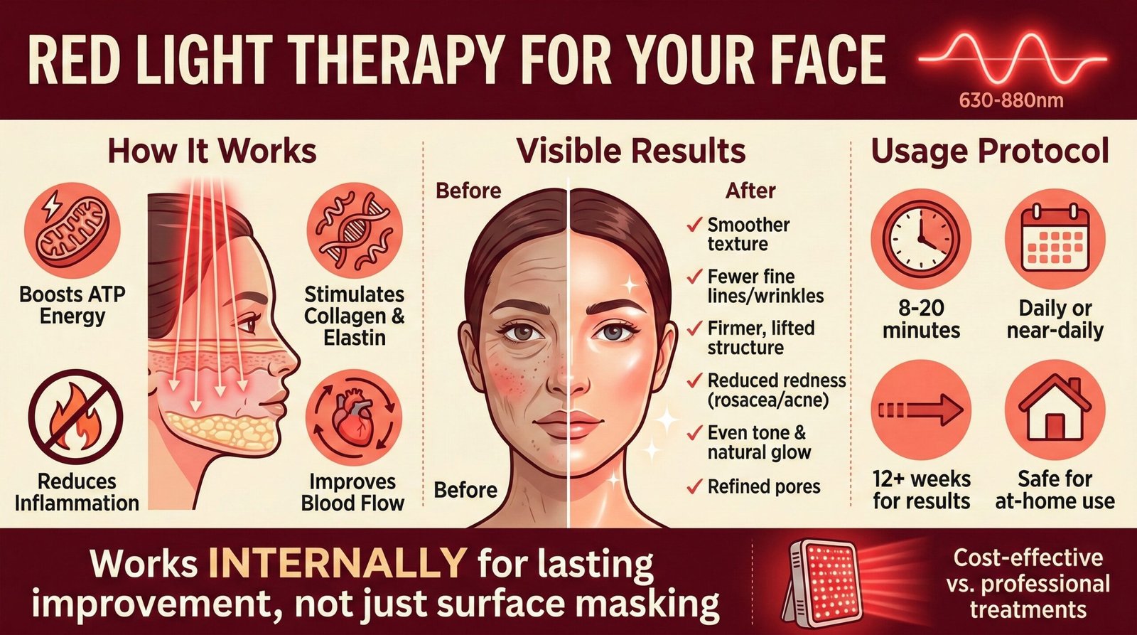 What Does Red Light Therapy Do for Your Face?