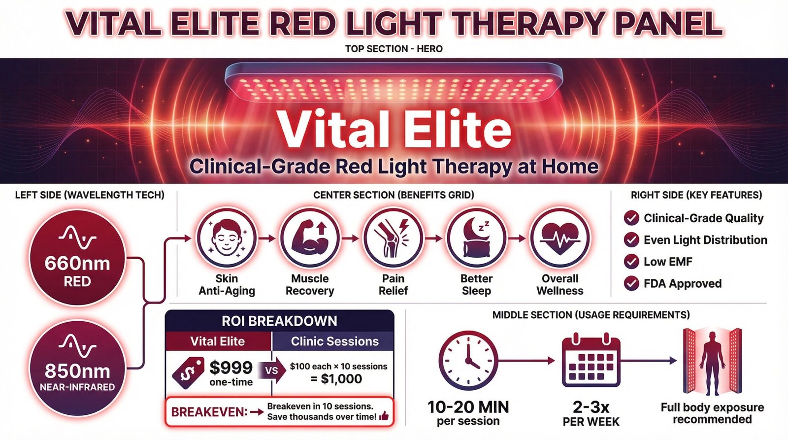 Review of the Vital Elite 2026: Clinical Power at Home