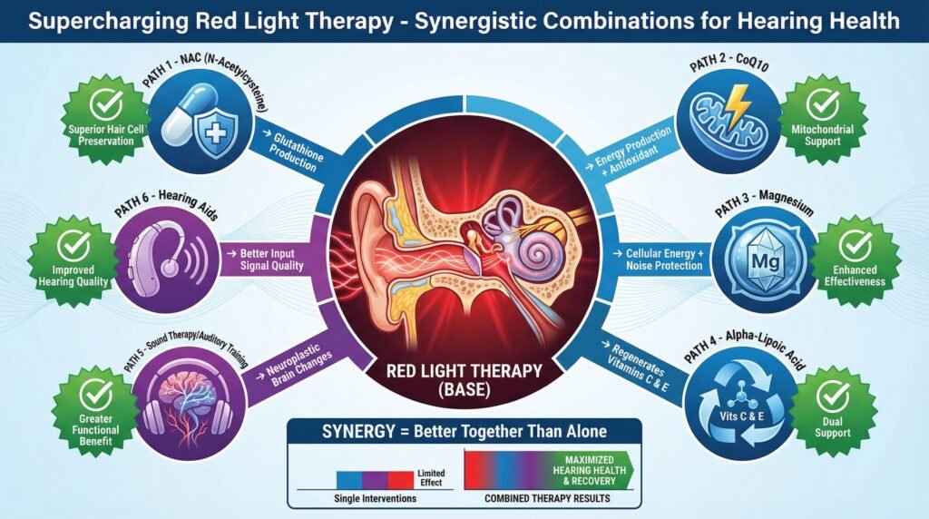 Combining Red Light Therapy with Other Interventions