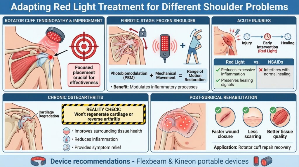 Adapting Treatment for Different Shoulder Problems