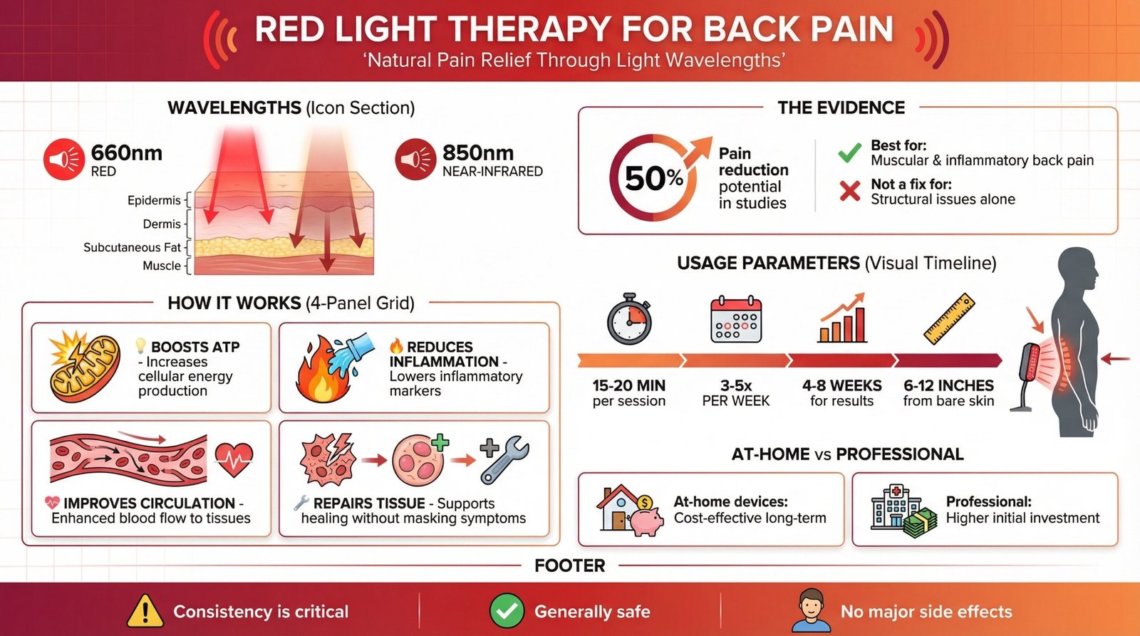 Red Light Therapy for Back Pain: Benefits, Science and What Actually Works