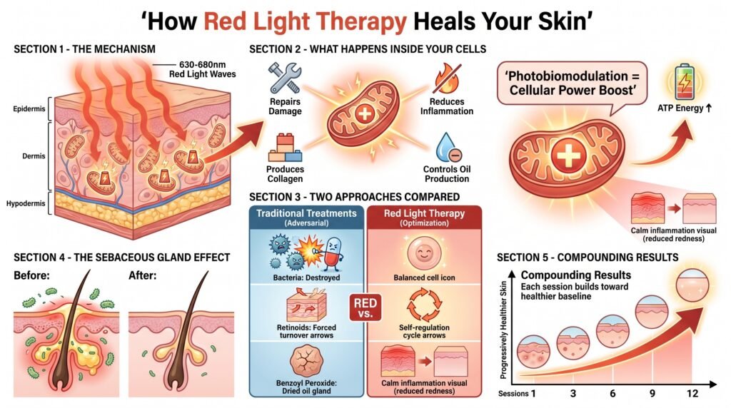 Understanding What Red Light Actually Does to Your Skin