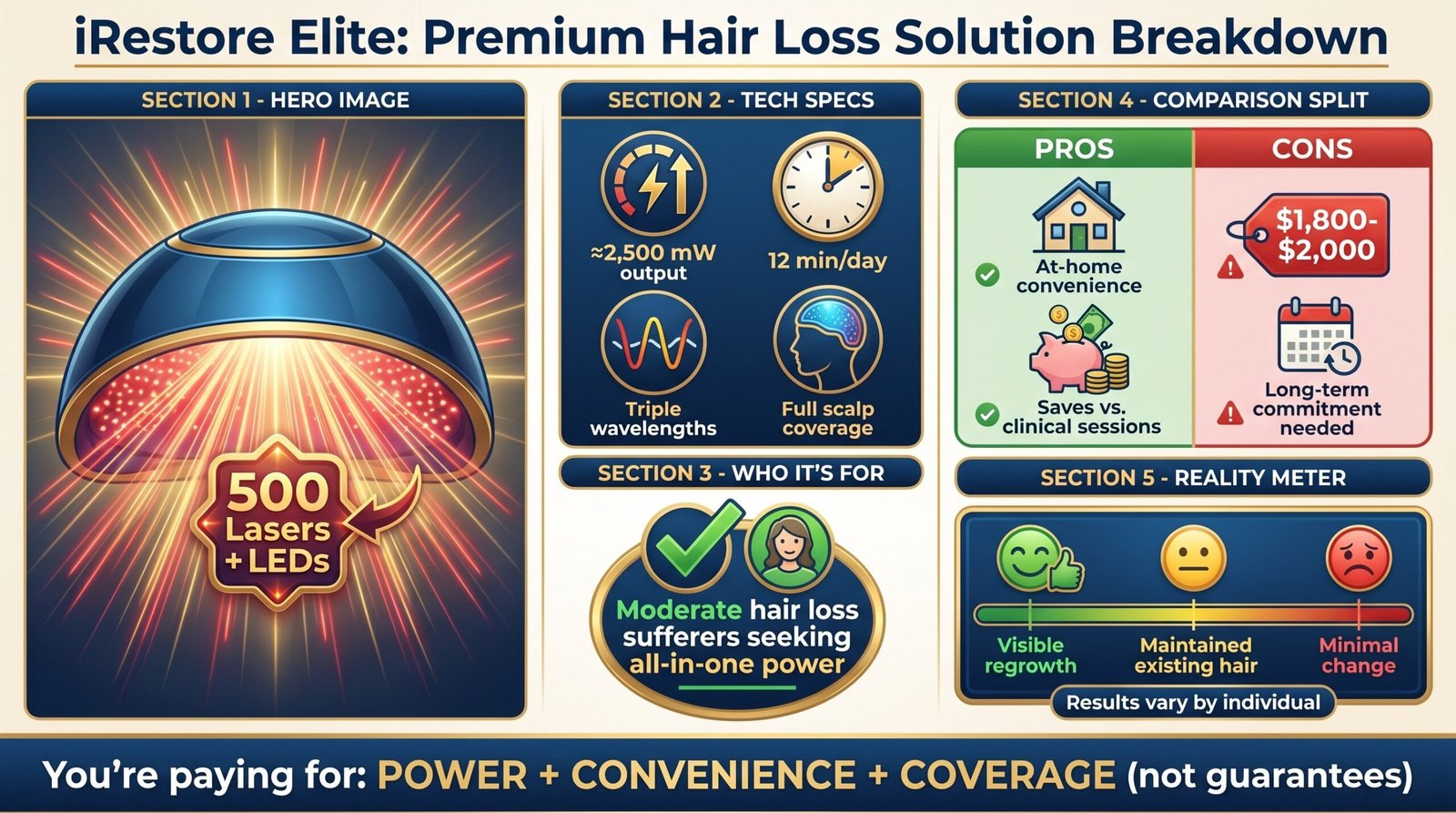 iRestore Elite Review 2026: Does This Laser Helmet Actually Regrow Hair?