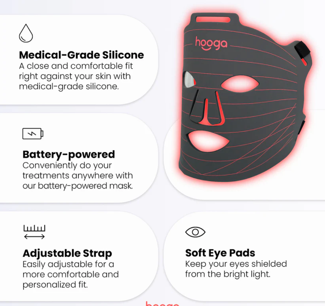 Hooga - Red Light Therapy Face Mask