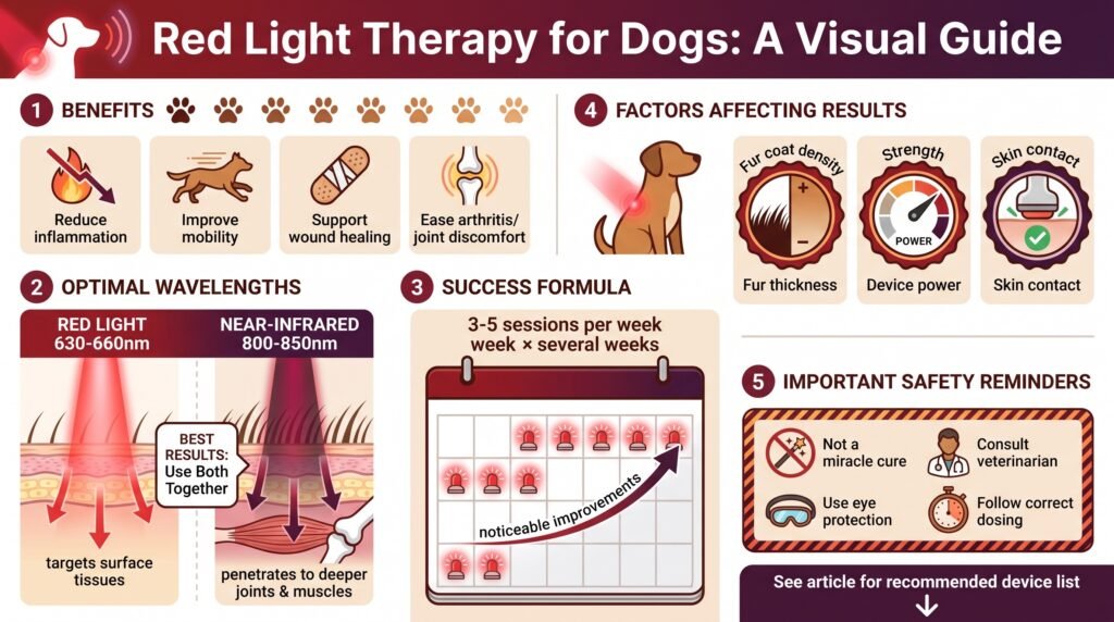 Red Light Therapy for Dogs- Benefits, Safety and What Actually Works (2026 Guide)