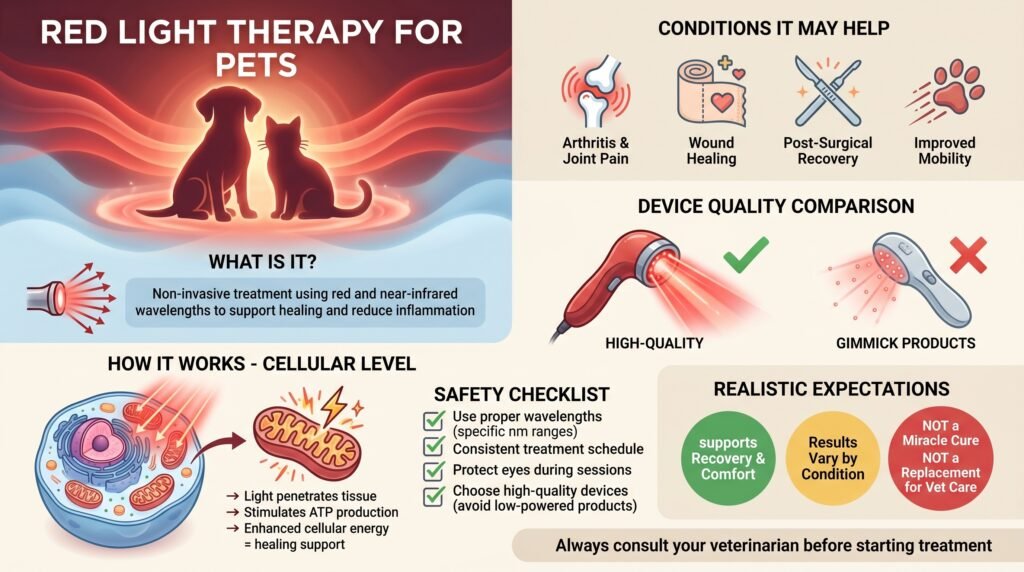 Red Light Therapy for Pets- Benefits, Safety & Does It Really Work?