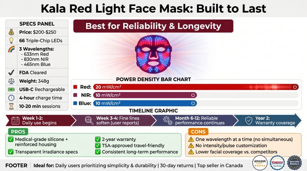 Kala Red Light Face Mask