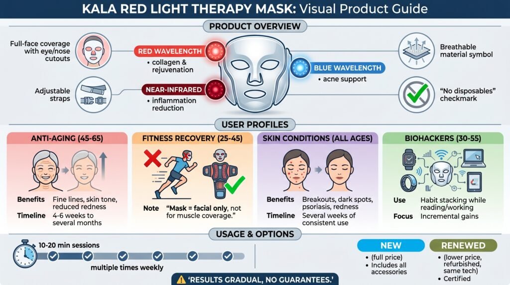 Kala Red Light Therapy Mask – Product Range Analysis