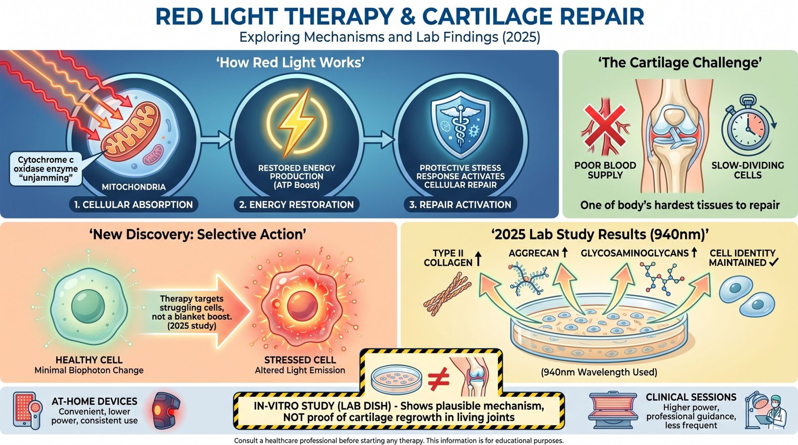 Can Red Light Therapy Help Cartilage Repair? 2025 Study Breakdown