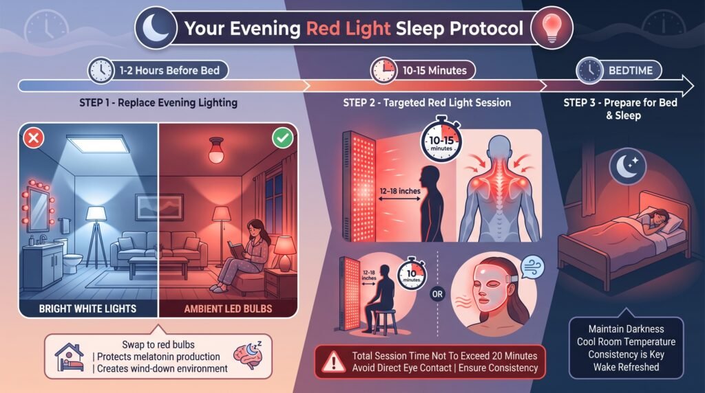 Setting Up Your Evening Red Light Protocol